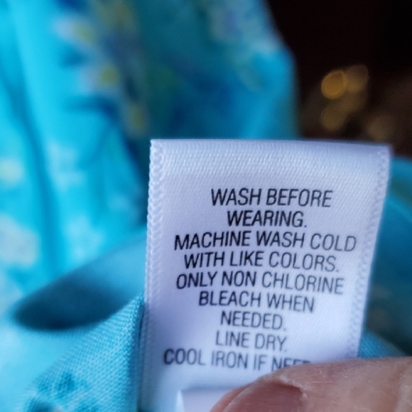 Croft & Barrow Blue Blouse Elegant Top - Picture 7 of 9